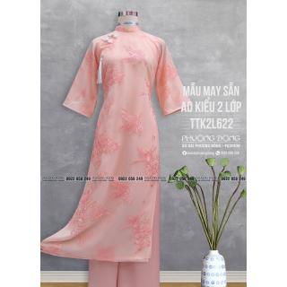 Áo Dài Phom Trẻ 2 Lớp 4 Tà TTK2L622